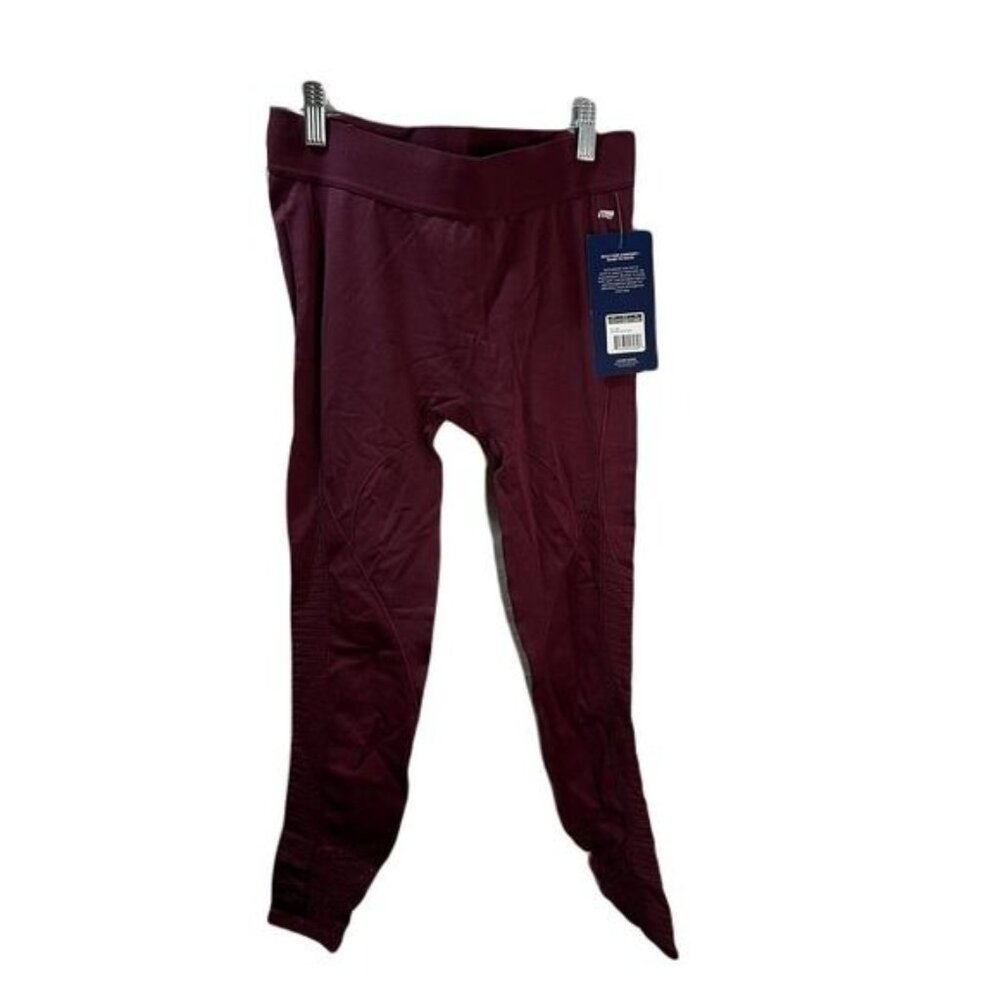 Marika Burgundy‎ Active Yoga Leggings Small NEW